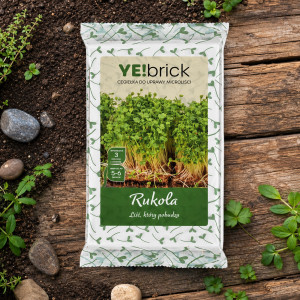 YE!brick - Rukola 3 tehličky na pestovanie microgreens