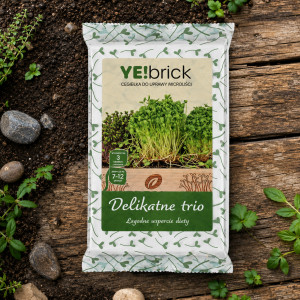 YE!brick - Delikátne trio 3 tehličky na pestovanie microgreens