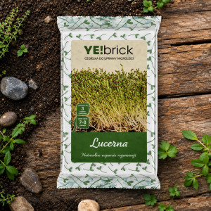YE!brick - Lucerna siata 3 tehličky na pestovanie microgreens