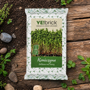 YE!brick - Ďatelina purpurová 3 tehličky na pestovanie microgreens